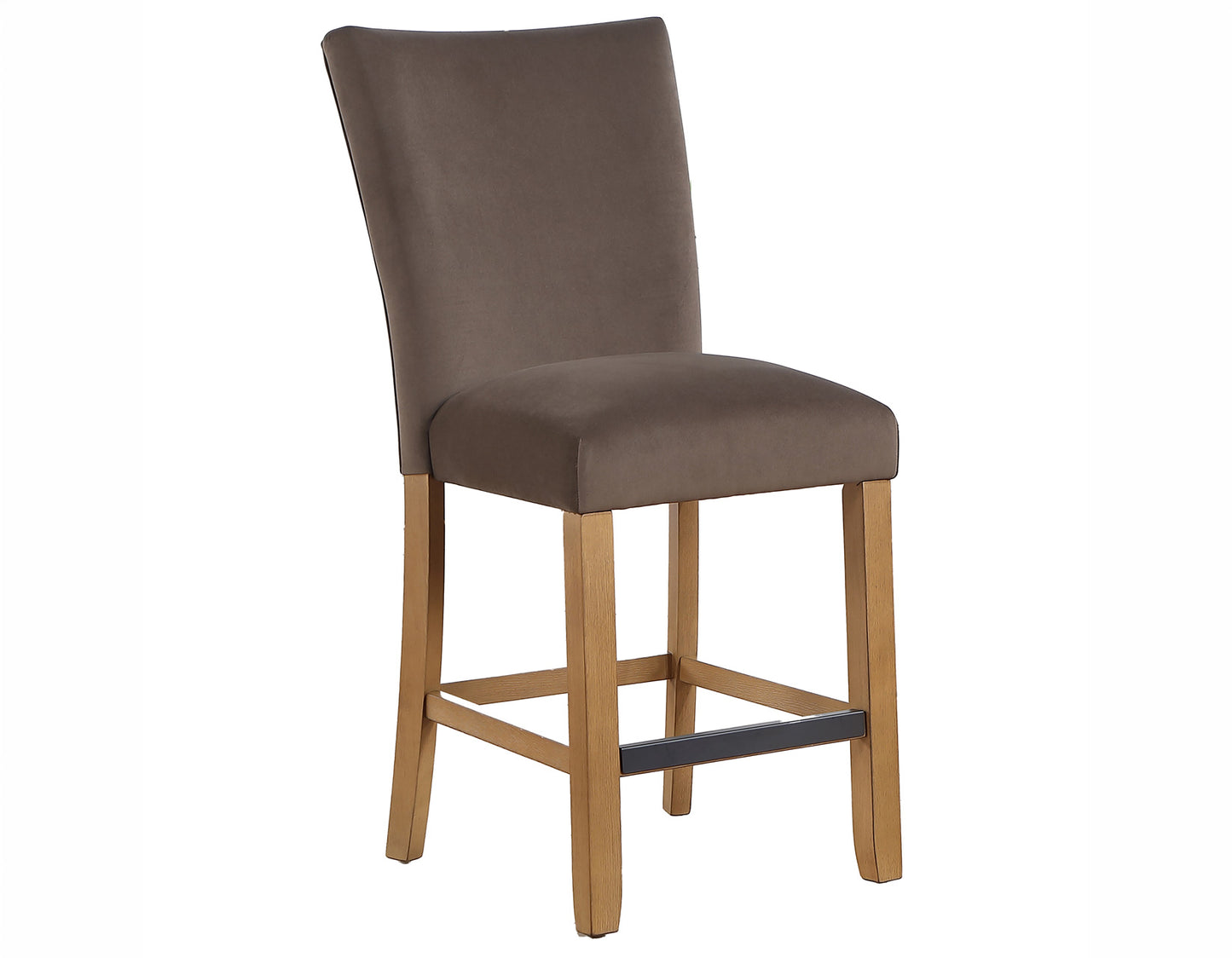 Artemis 24″ Counter Chair, Brown Velvet