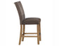 Artemis 24″ Counter Chair, Brown Velvet