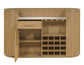 Colvin Reeded Bar, Toffee Finish