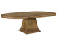 Vaughn 5-Piece Dining Set with Annie Barrel Chocolate Velvet Chairs