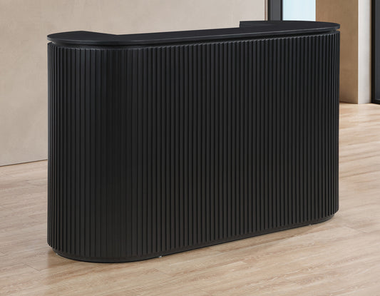 Colvin Reeded Bar, Black Finish