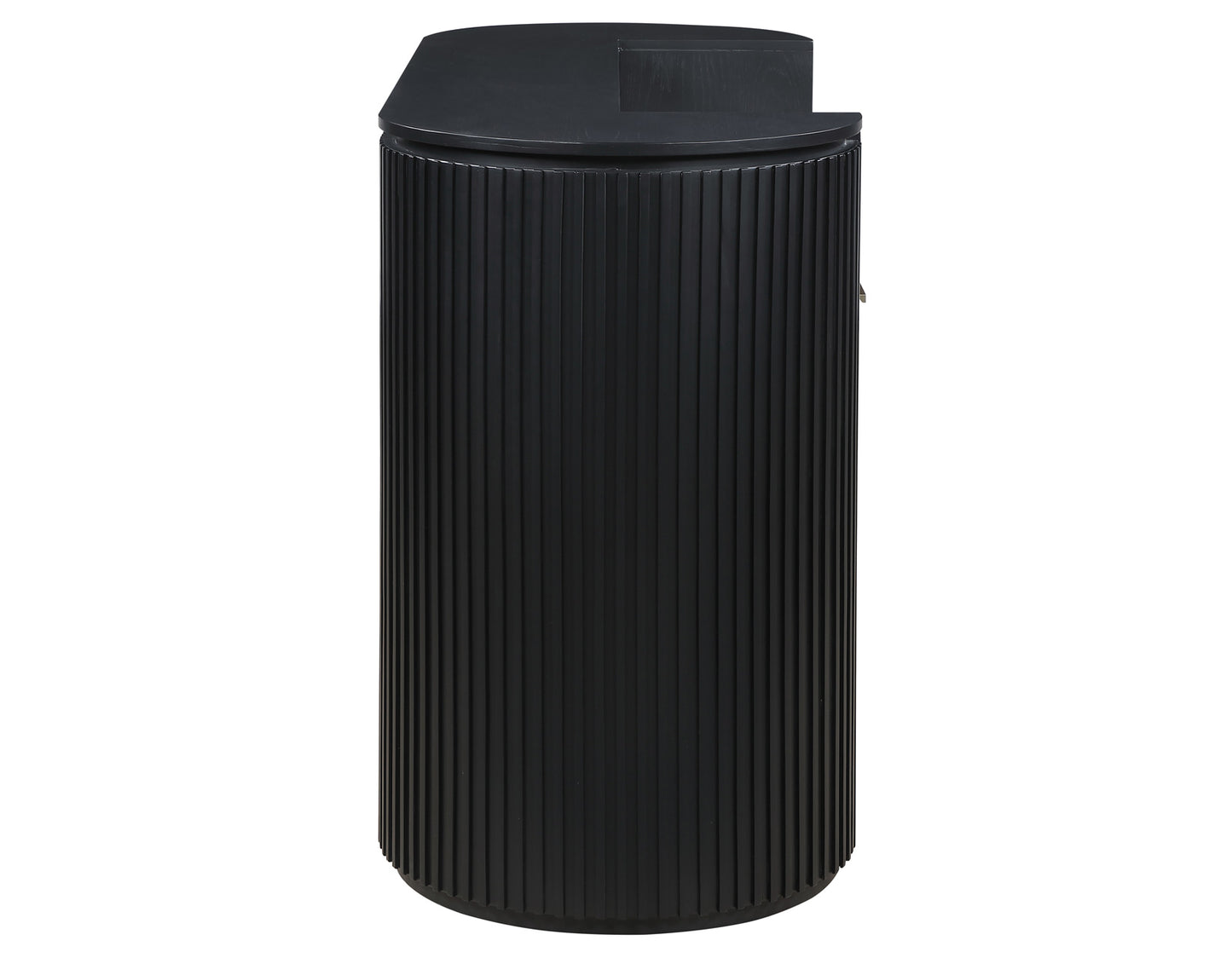Colvin Reeded Bar, Black Finish