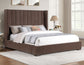Pearson Queen Bed, Chocolate Velvet
