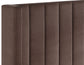 Pearson Queen Bed, Chocolate Velvet