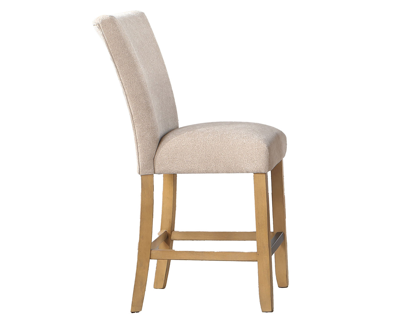 Artemis 24″ Counter Stool, Beige Chenille