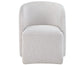 Annie Barrel Chair w/Casters, Eggshell