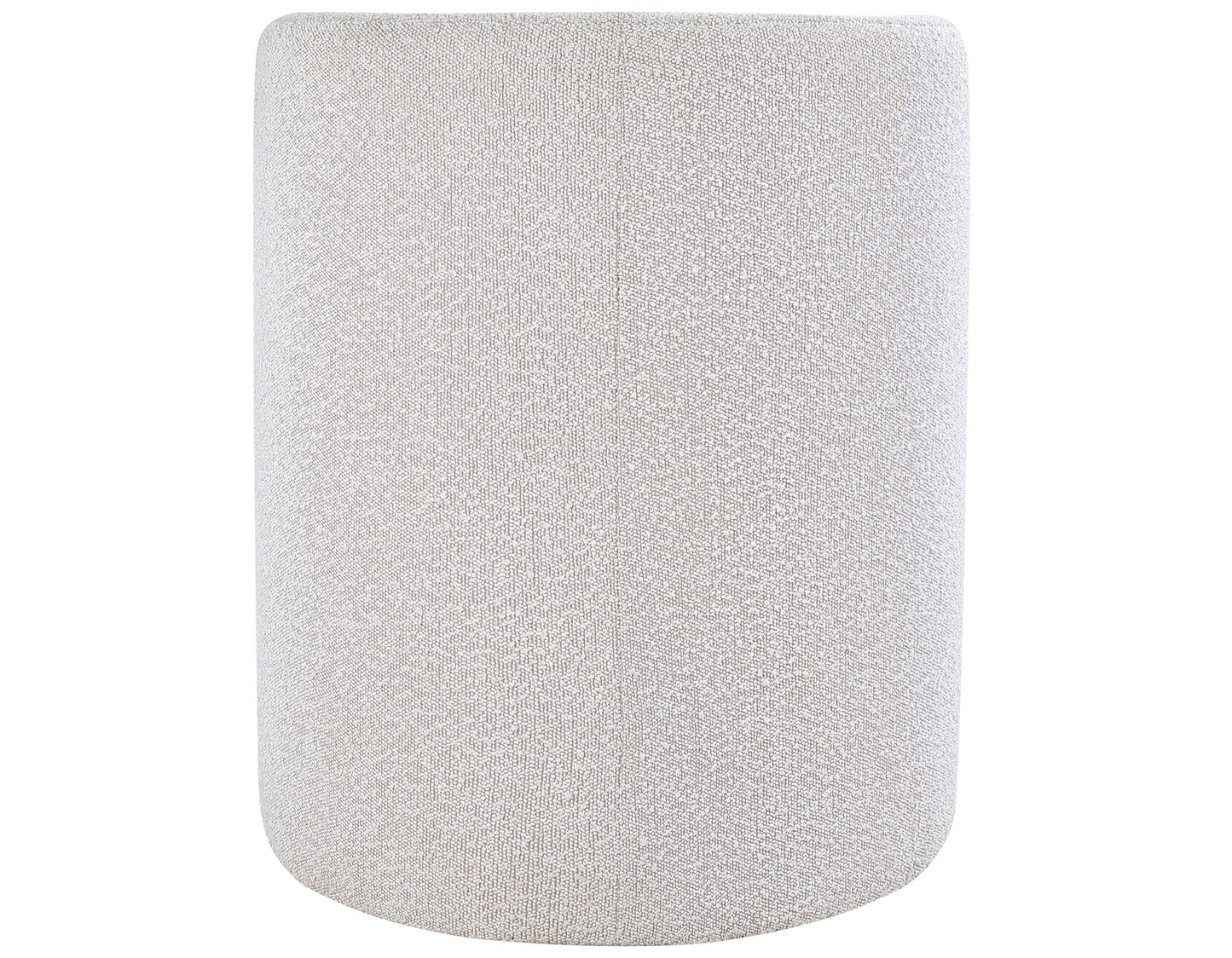 Annie Barrel Chair w/Casters, Eggshell