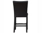 Artemis 24″ Counter Stool, Black Vegan Leather