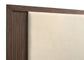 Etienne Twin Velvet Upholstered Panel Bed Walnut