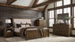 Doherty 6-drawer Dresser with Mirror Rustic Brown