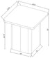 Fraser 2-Piece Greige Pedestal Coffee and End Table Set