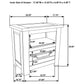 Doherty 1-drawer Nightstand Bedside Table Rustic Brown