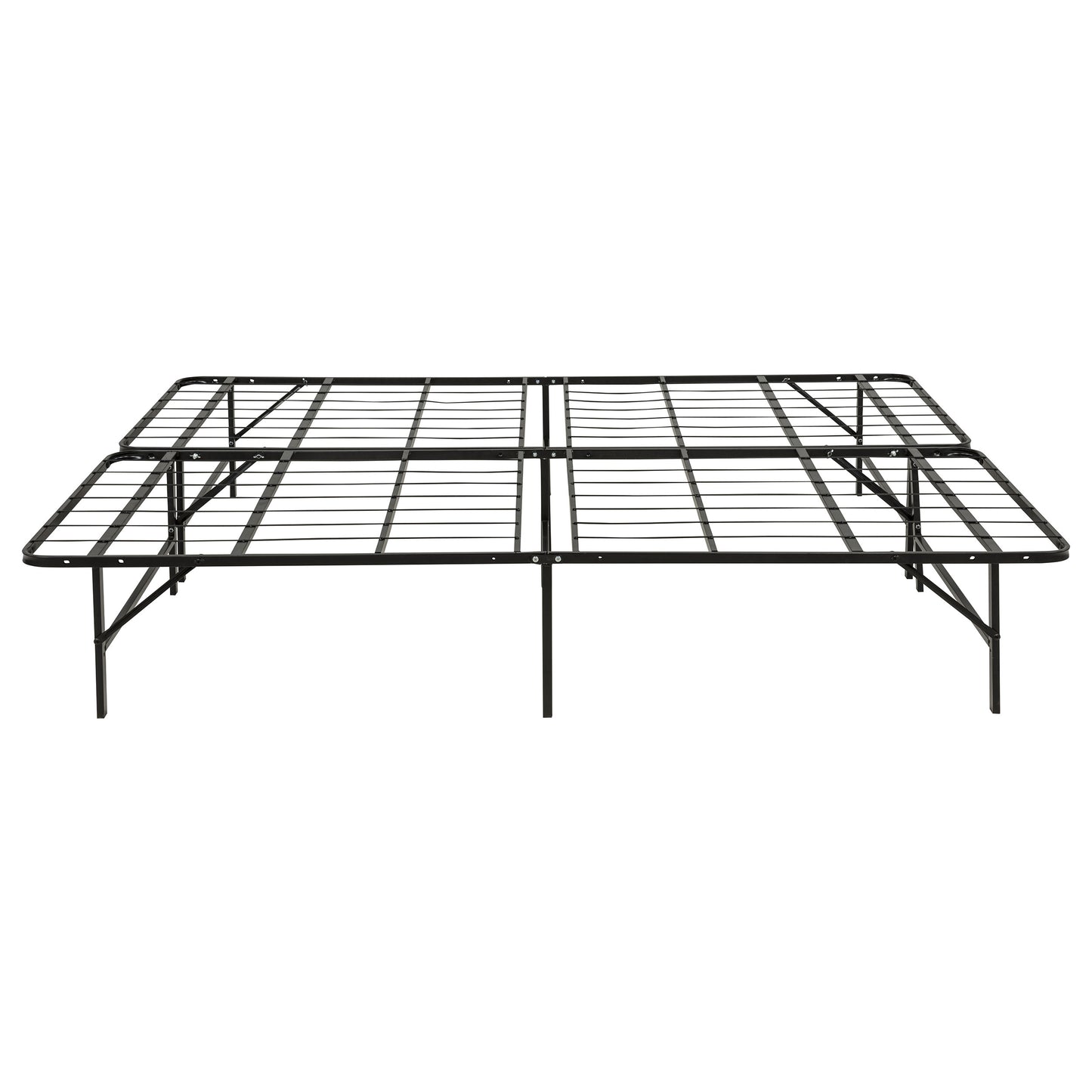 Kramer California King Folding Metal Bed Frame Black