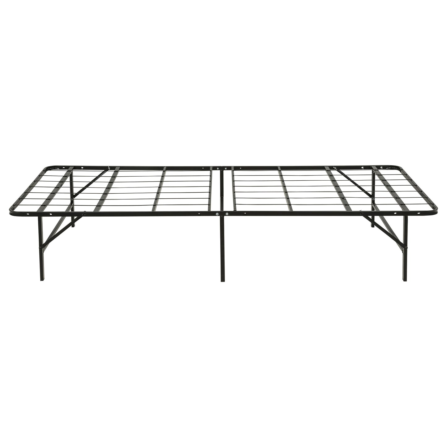 Kramer Twin XL Folding Metal Platform Bed Frame Black
