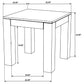 Butte 3-piece Mango Wood Coffee and End Table Set Natural