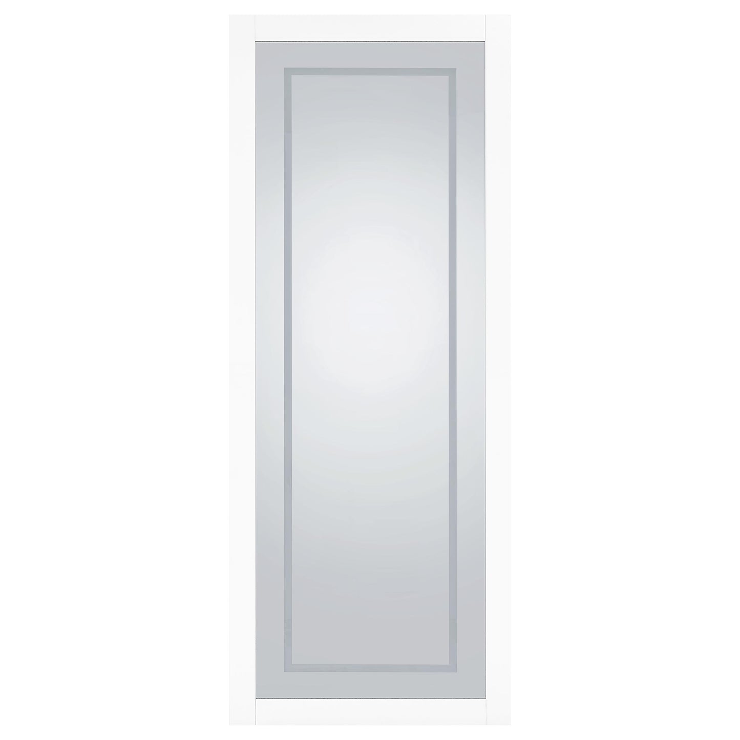 Nordio 72-inch LED Tempered Full Length Floor Mirror White