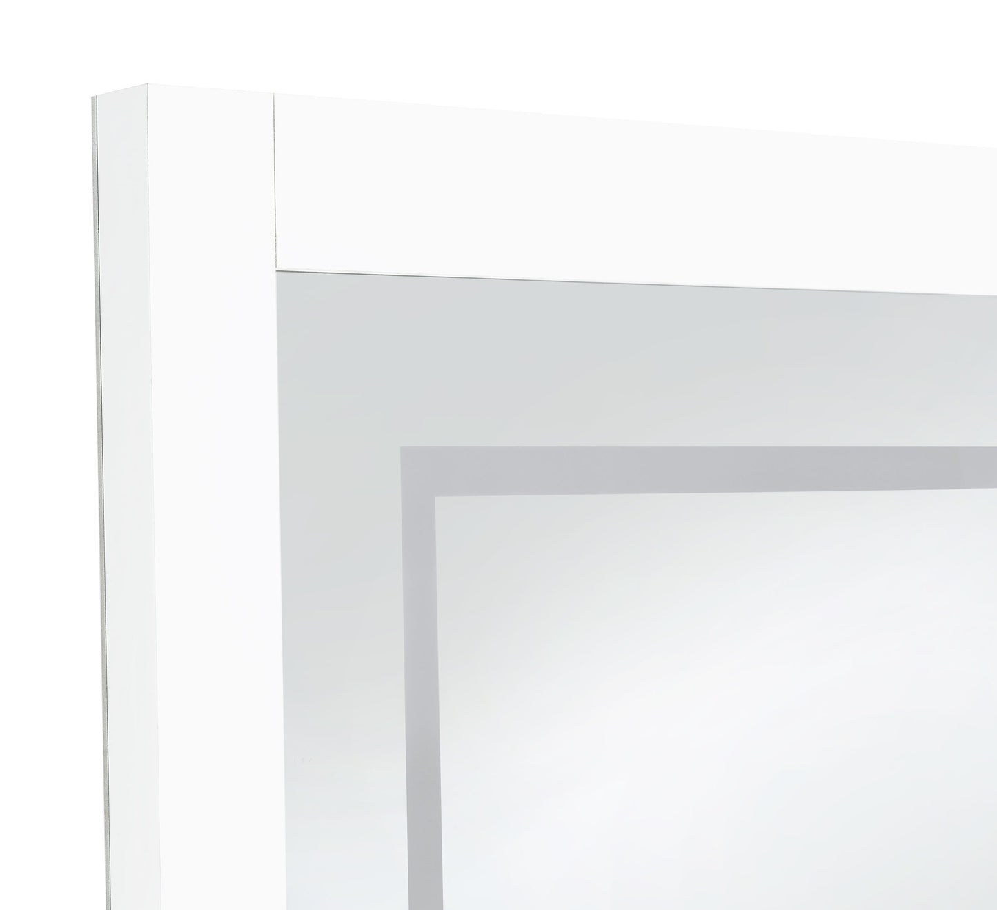 Nordio 72-inch LED Tempered Full Length Floor Mirror White