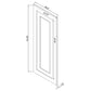 Nordio 72-inch LED Tempered Full Length Floor Mirror White