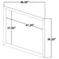 Farre 4-piece Eastern King Storage Bedroom Set Dark Brown / Beige