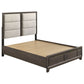 Farre 5-piece Eastern King Storage Bedroom Set Dark Brown