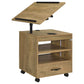 Lerma 1-drawer Adjustable Tray Top Nightstand with Speaker Mango