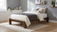 Gislen Twin Easy Assembly Wood Platform Bed Walnut