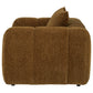 Lazaro Fabric Upholstered Wide Channel Accent Chair Bronze