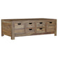Esther 2-Piece Solid Sheesham Coffee and End Table Set Natural