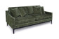 Duarte Transitional Upholstered Sofa with Reversible Cushions Dark Moss