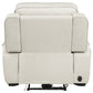 Rojas Dual Power Recliner with Cupholder Storage and LED Lighting Greige