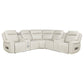 Rojas 3-Piece Dual Power L-Shaped Sectional Sofa with Bluetooth Greige