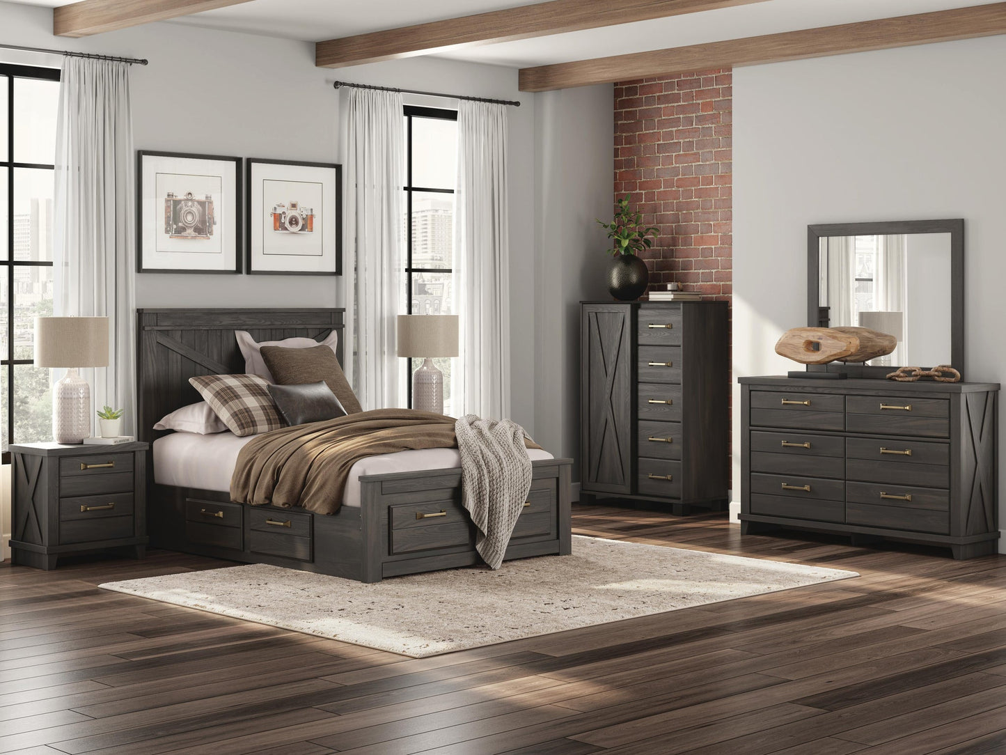 Ashley Express - Vonitta Bay Full Panel Storage Bed