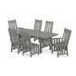 POLYWOOD Acadia 7-Piece Dining Set — Slate Grey