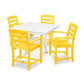 POLYWOOD La Casa Café 5-Piece Farmhouse Trestle Arm Chair Dining Set FREE SHIPPING