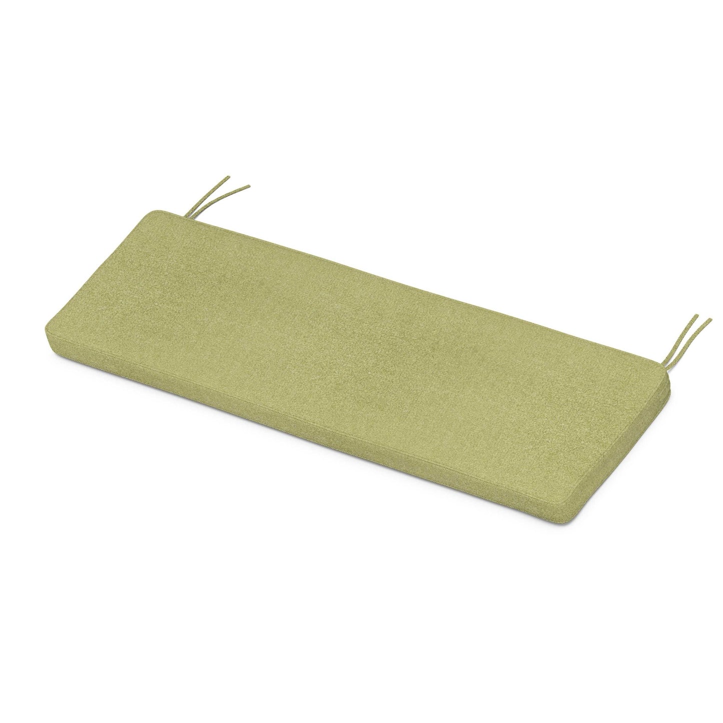 POLYWOOD Chinoiserie Bench Seat Cushion — Chartreuse Boucle