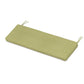 POLYWOOD Chinoiserie Bench Seat Cushion — Chartreuse Boucle