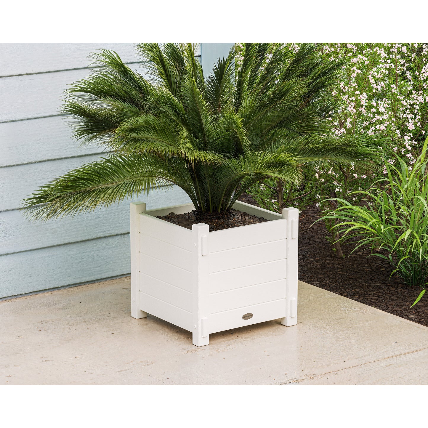 POLYWOOD Nautical Square Planter Box