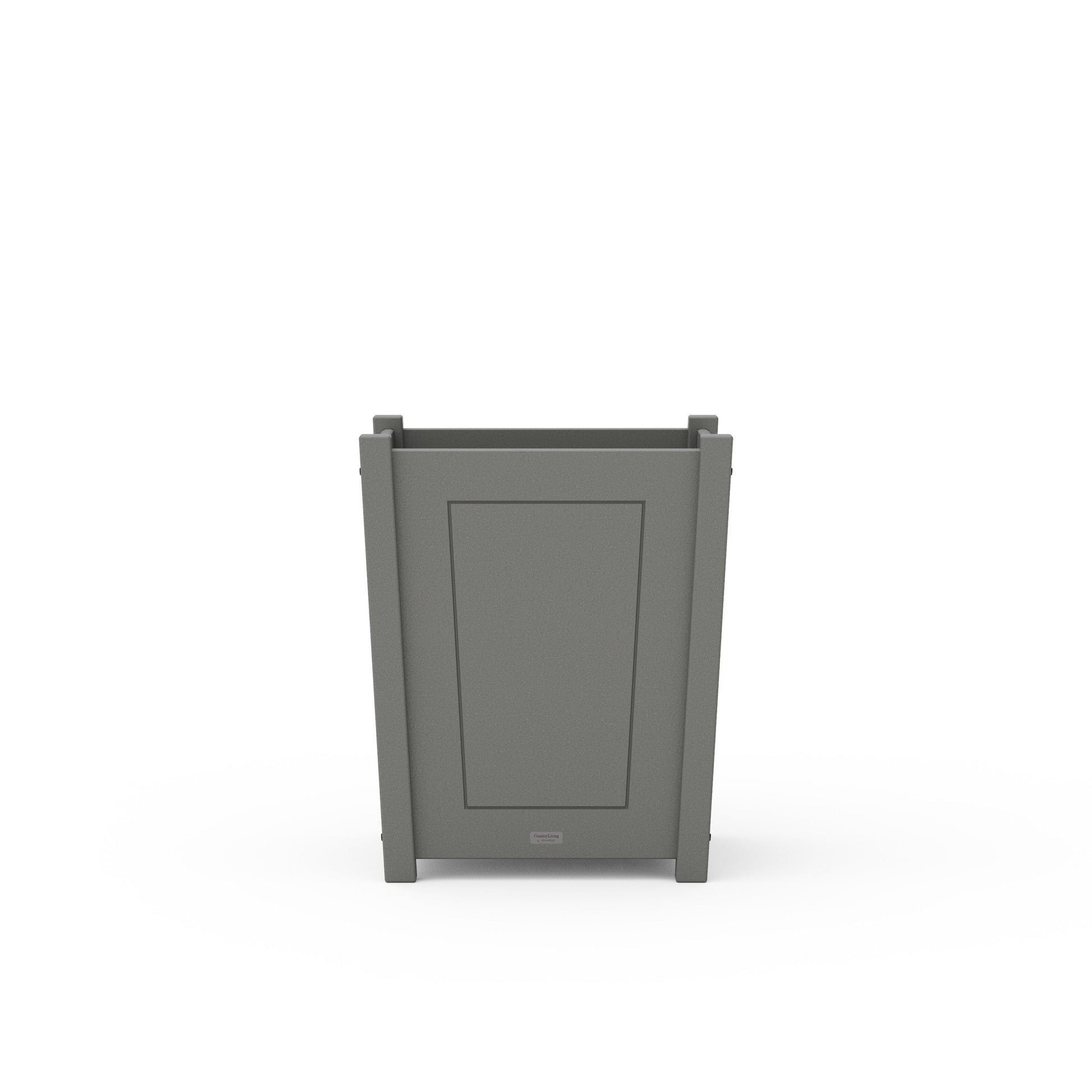 POLYWOOD Country Living Large Tapered Square Short Planter Box