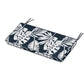 POLYWOOD Chinoiserie Bench Seat Cushion — Leaf Marine Indigo