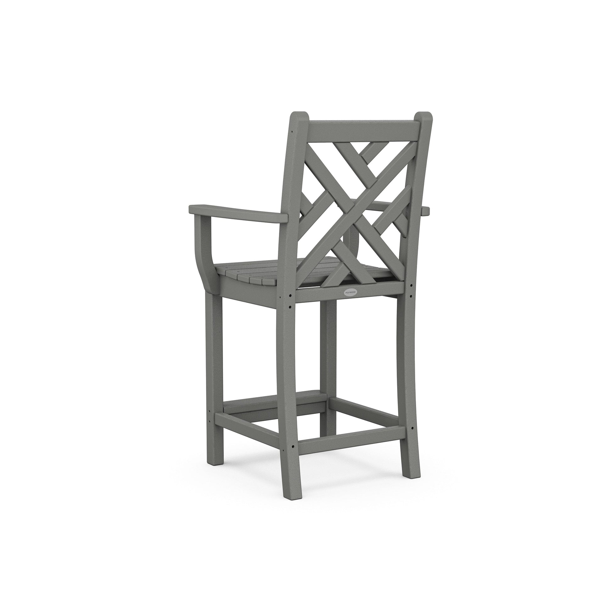 POLYWOOD Chippendale Counter Arm Chair