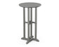 POLYWOOD 24" Round Farmhouse Bar Bistro Table — Slate Grey