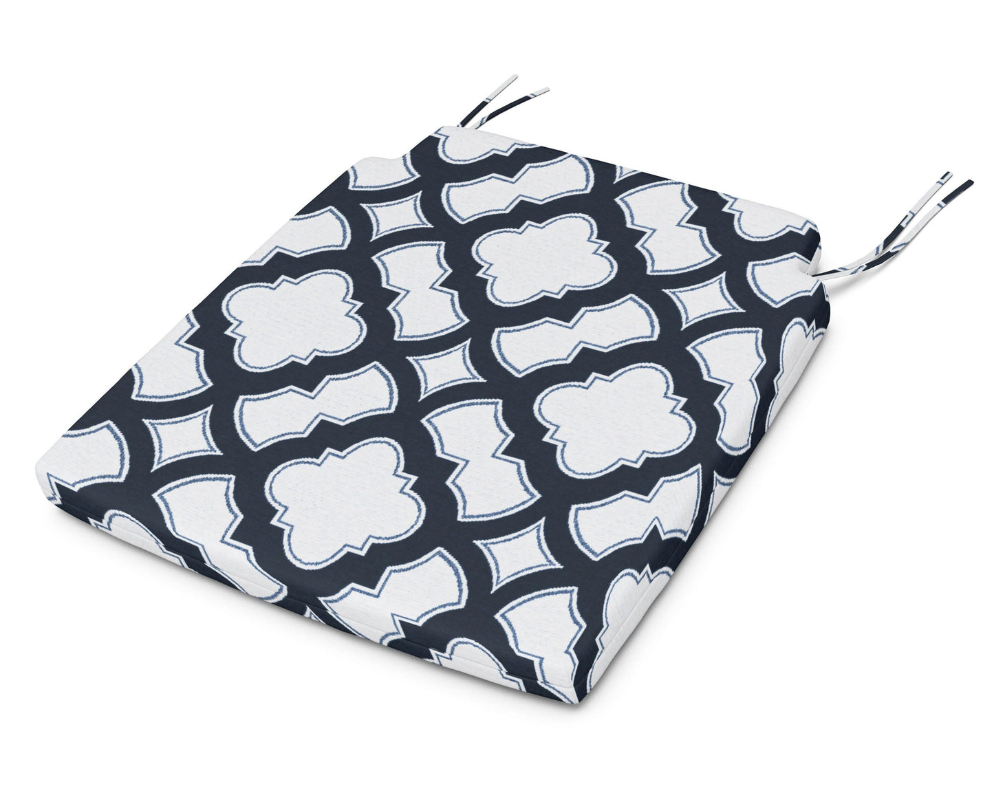 POLYWOOD Savannah Dining Seat Pad — Trellis Marine Indigo