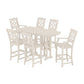 POLYWOOD Chinoiserie 7-Piece Bar Set — Sand