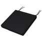 POLYWOOD Acadia Dining Side Seat Pad — Midnight Linen