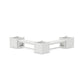 POLYWOOD 48" Country Living L- Shaped Planter Bench Corner Set - Large — White