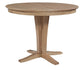 Cosmopolitan - 48" Round Siena Solid Top w/ 36" Verona Pedestal in Honey