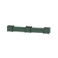 POLYWOOD 48" Nautical Straight Double Planter Storage Bench Set- Large — Green