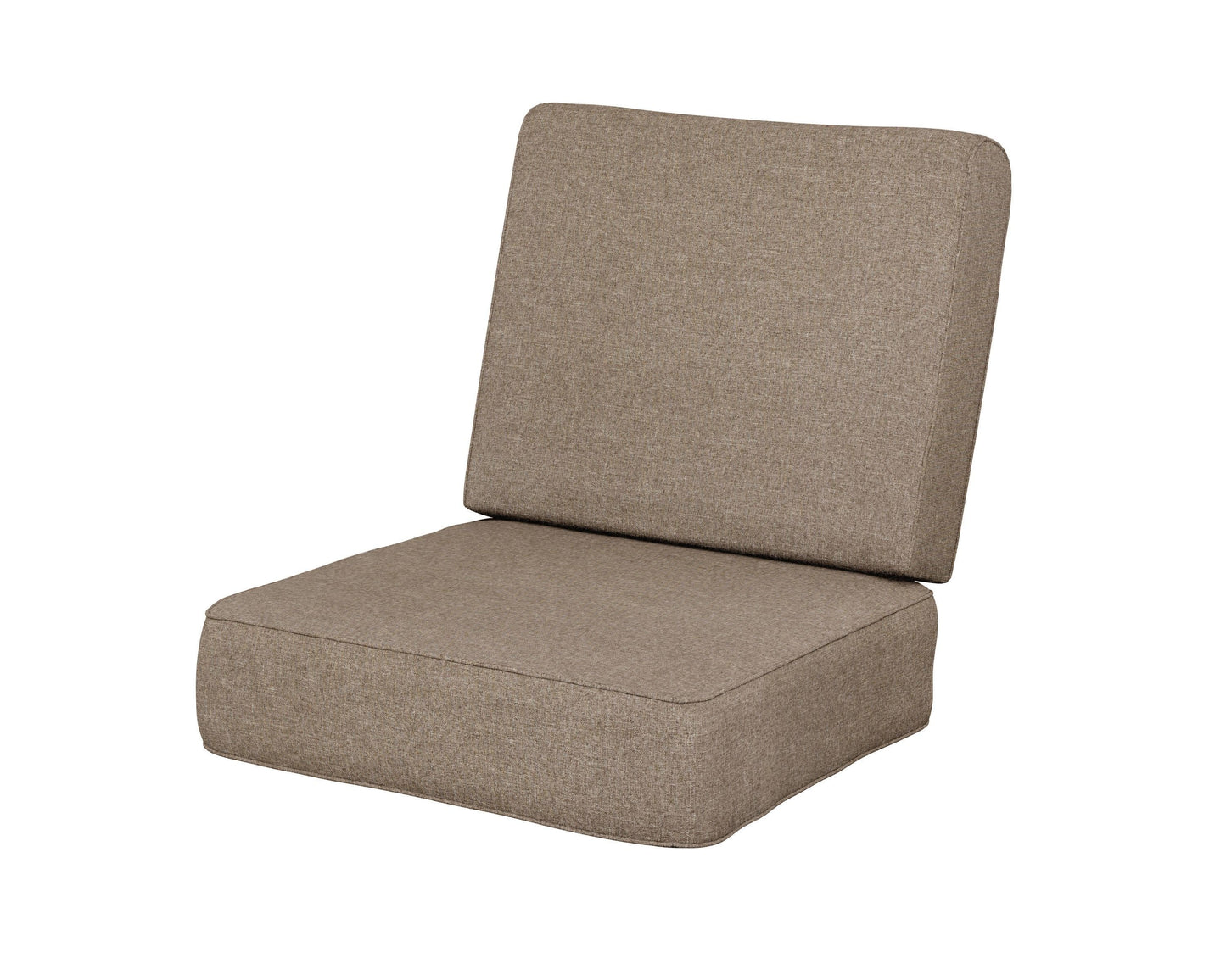 POLYWOOD Ateeva Harbour Seat and Back Cushion — Spiced Burlap