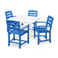 POLYWOOD La Casa Café 5-Piece Farmhouse Trestle Arm Chair Dining Set FREE SHIPPING
