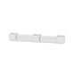 POLYWOOD 48" Country Living Straight Double Planter Storage Bench Set- Large — White